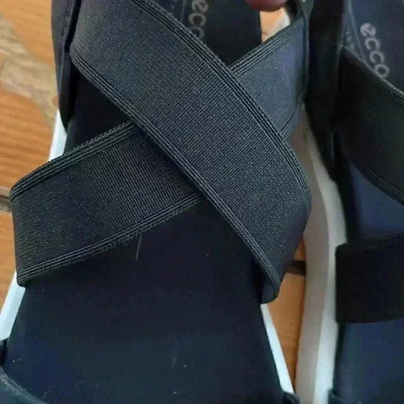 ECCO danish suede elastic slip on sandals 39 NWOB - Picture 8 of 8